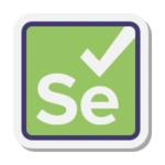 Selenium logo with a green checkmark box.